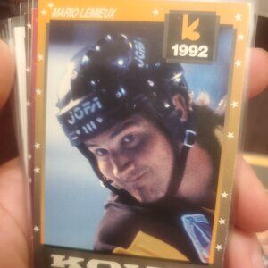 1992 Jofa Koho Promos #NNO Mario Lemieux hockey card vintage NHL Sports
